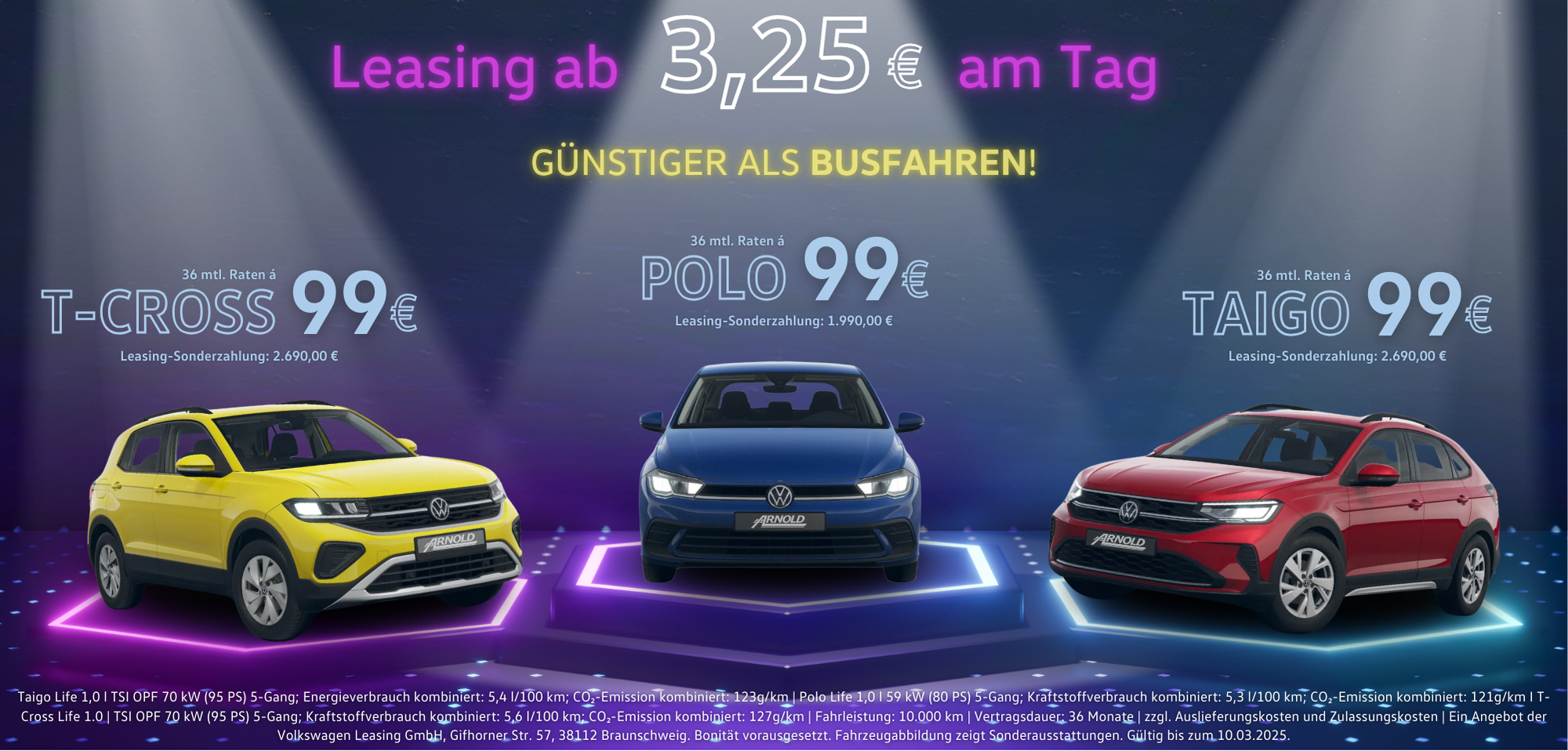 T-Cross Life, Polo Life, Taigo Life