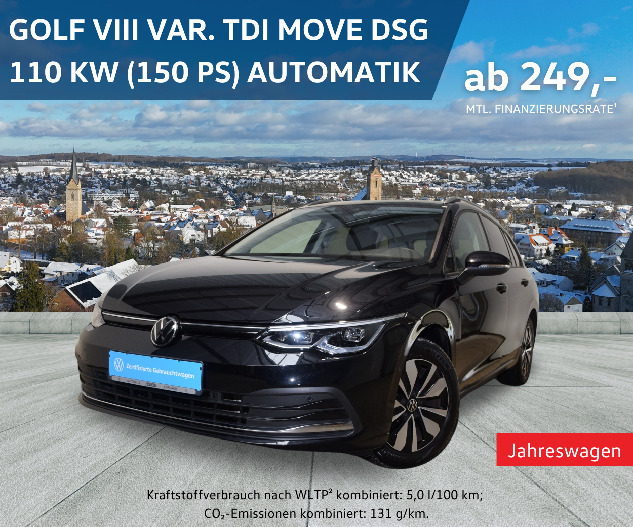 Golf VIII Var. TDI Move DSG