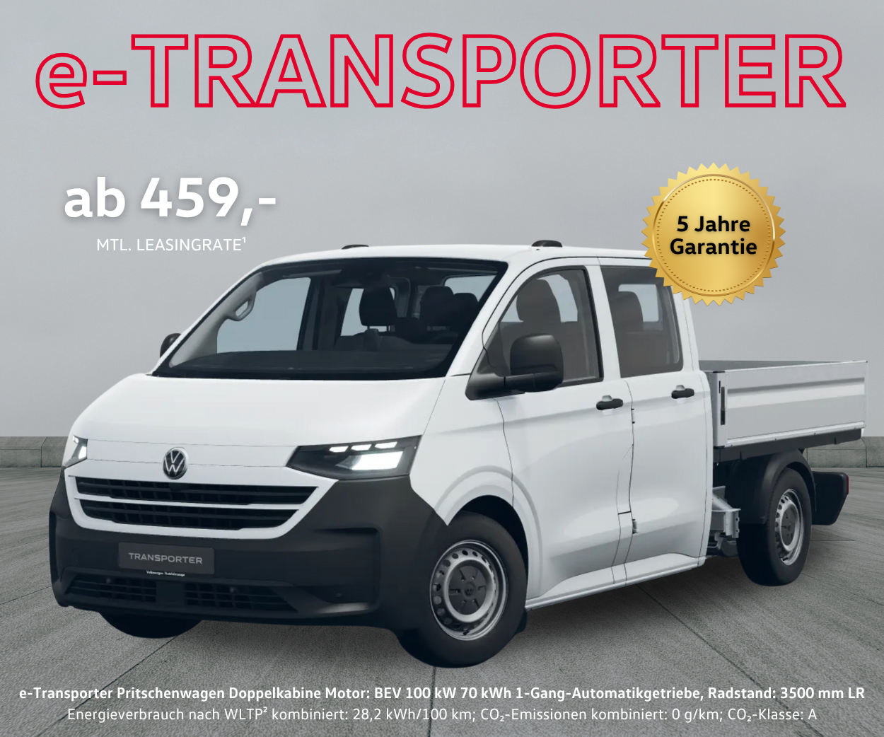 e-Transporter Pritschenwagen